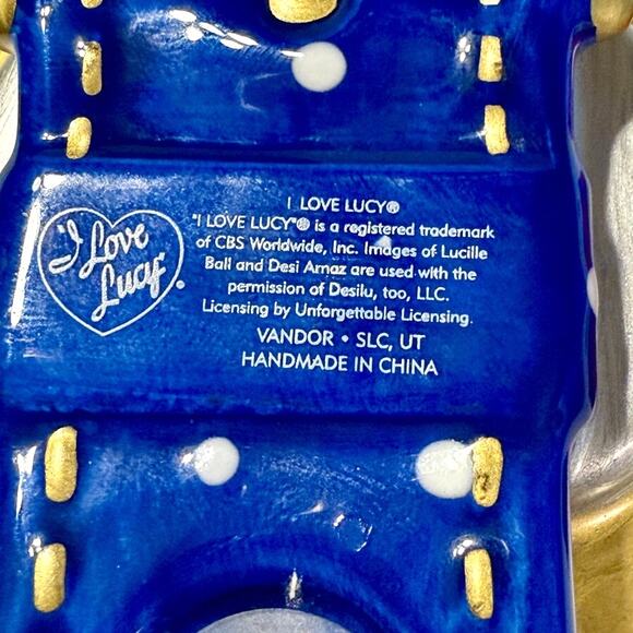 VANDOR Time Piece I Love Lucy Watch Salt and Pepper Shaker Set 14133 Vintage - Picture 9 of 9